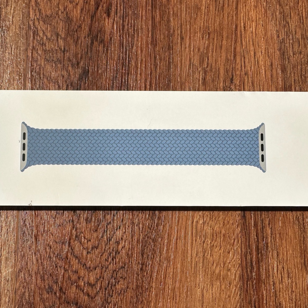 NEW Apple Watch Braided Loop Band in Slate Blue